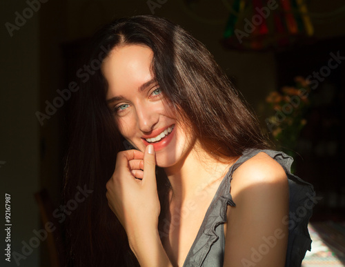 Smiling girl portrait
