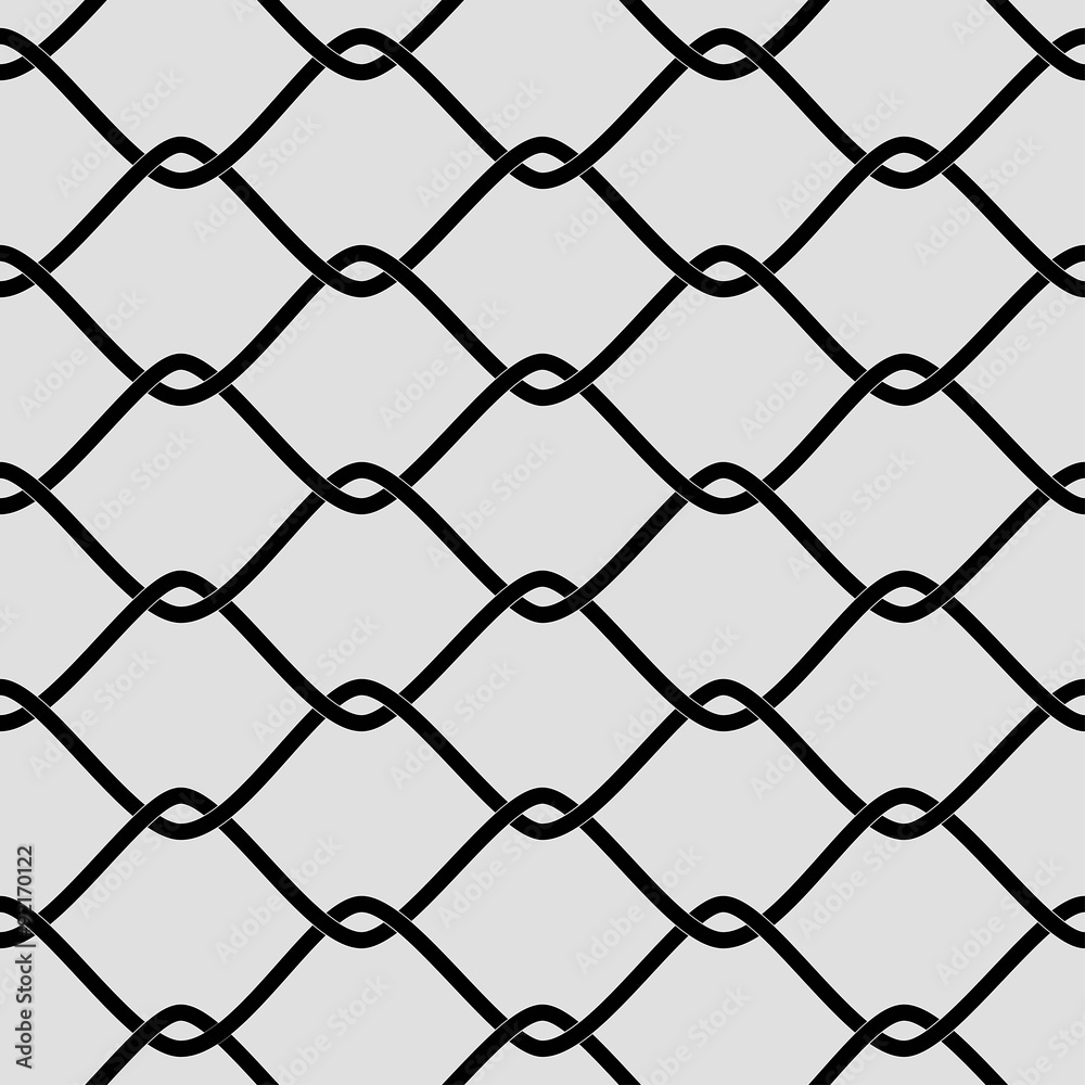 Fototapeta premium Vector seamless texture. Modern abstract background. The grid wire.