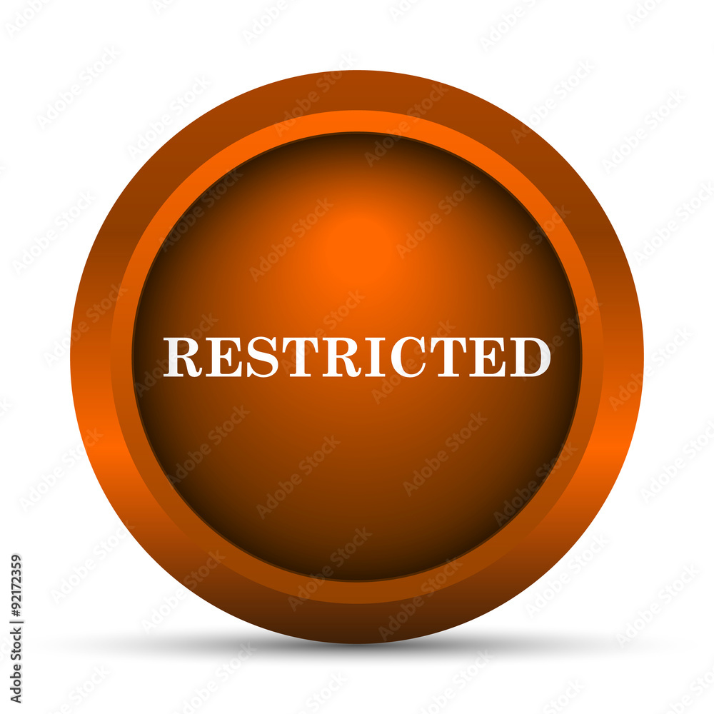 Restricted icon Restricted icon