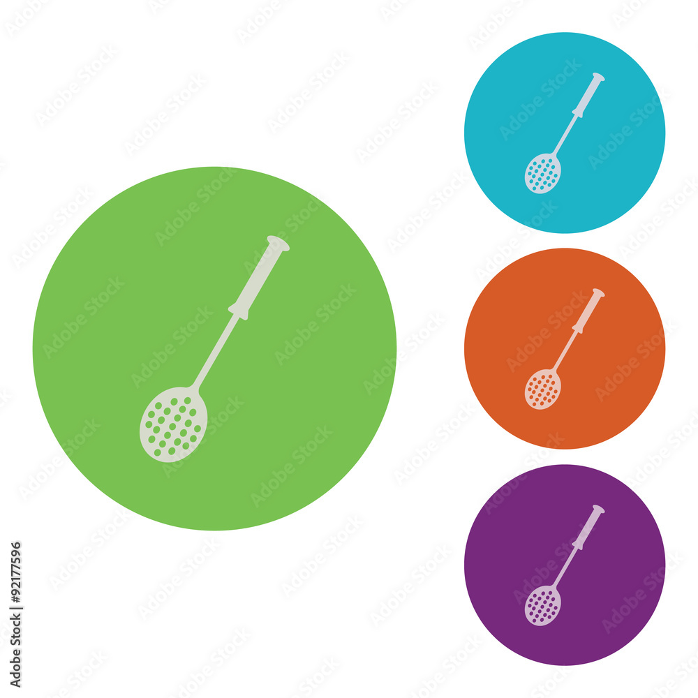 illustration of food and kitchen icon illustration of food and kitchen icon