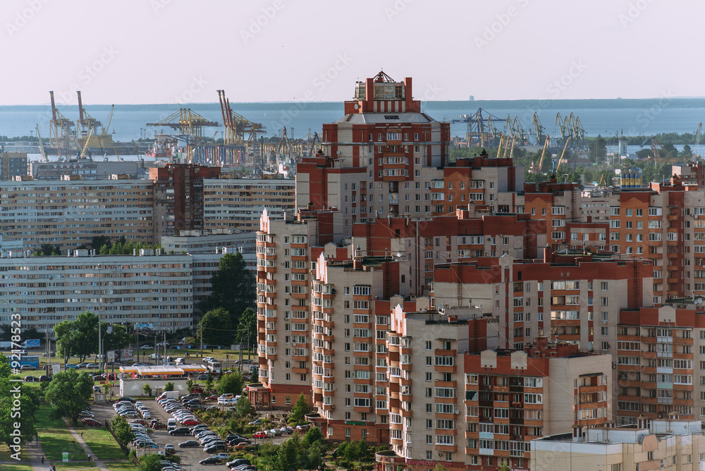 SAINT-PETERSBURG, RUSSIA. SUMMER 2015. general views of the city