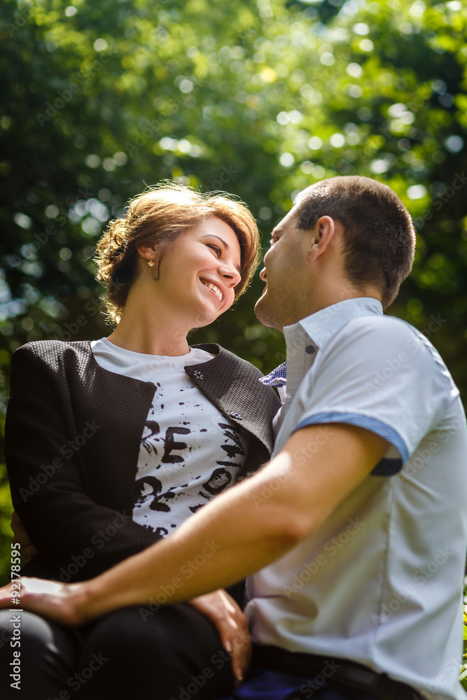 Portrait of two beautiful young lovers Portrait of two beautiful young lovers
