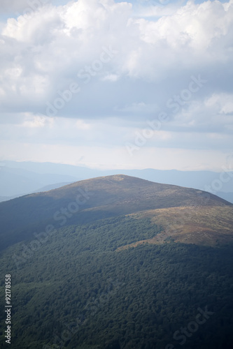 Mountains and sky