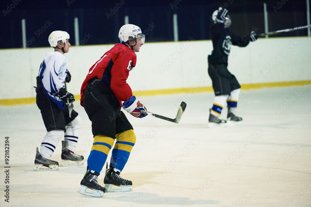 Fototapeta premium ice hockey sport players