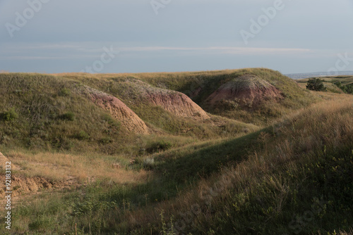 Grass Covered Badlands