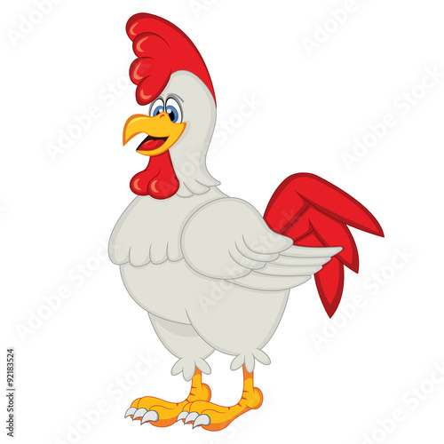 Chicken Cartoon Rooster © warawiri