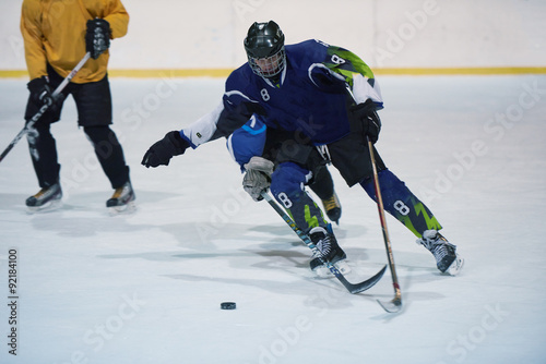 Photography ice hockey sport players