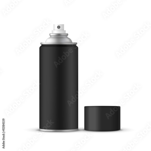 black spray bottle