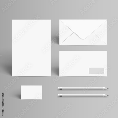 business stationery set