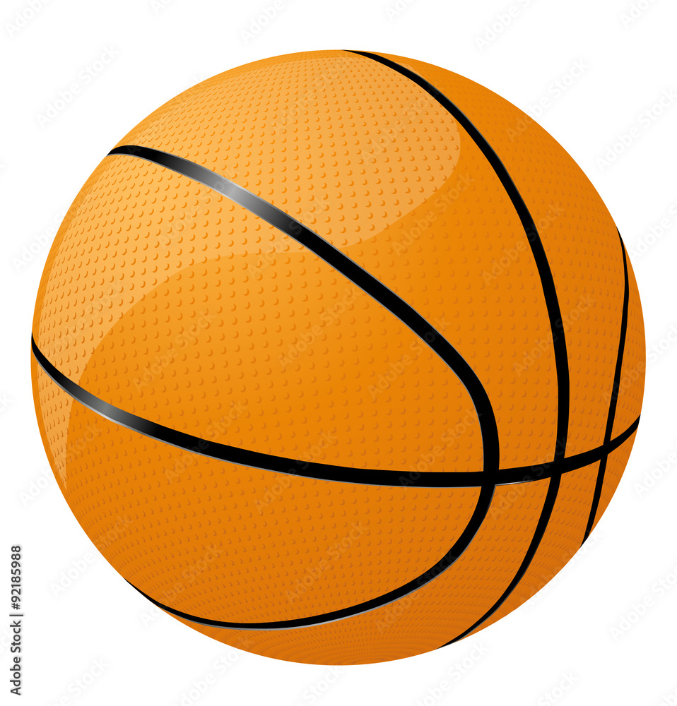 Fototapeta premium Basketball vector icon image