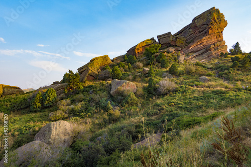 Red Rocks Colorado  Beautiful fauna and flora around the rocks © CascadeCreatives