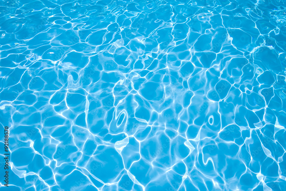 Fototapeta premium Clean and bright water surface in swimming pool
