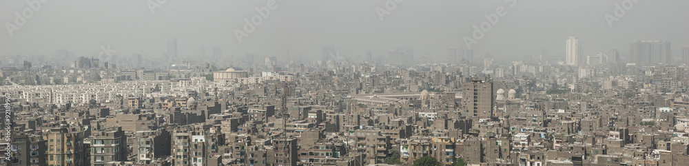 Veduta panoramica della città del Cairo in Egitto
