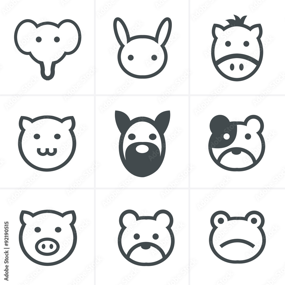 Animals icons Animals icons