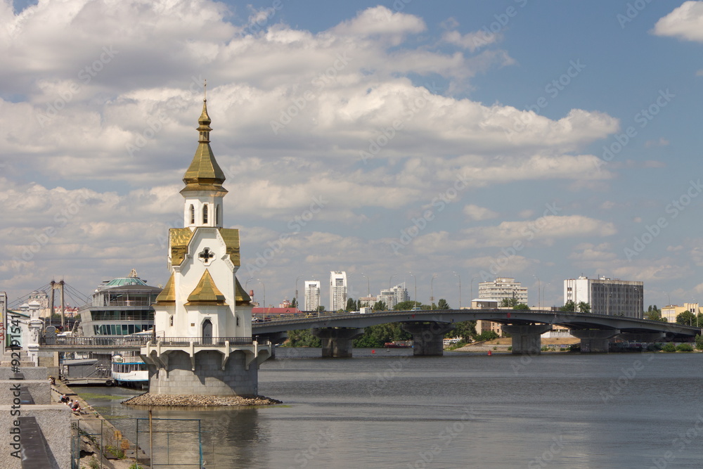 church of St. Nicholas on the water in Kiev