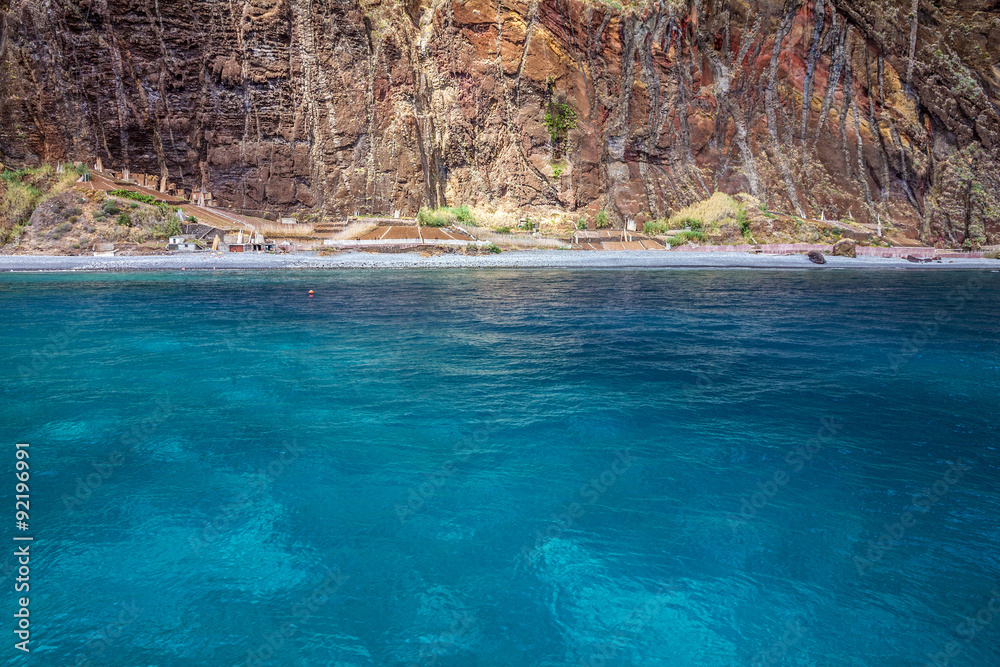 Madeira island beach, Portugal