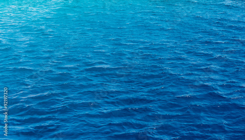 Background texture of a deep blue ocean