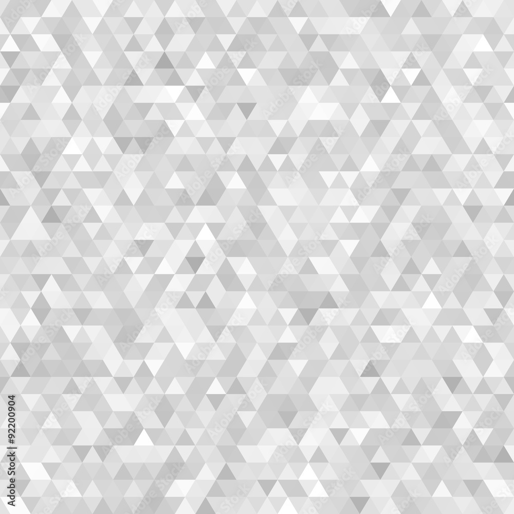 White seamless triangle mosaic background White seamless triangle mosaic background