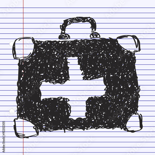 Simple doodle of a first aid kit