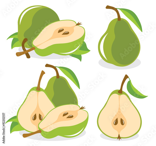 Green pears