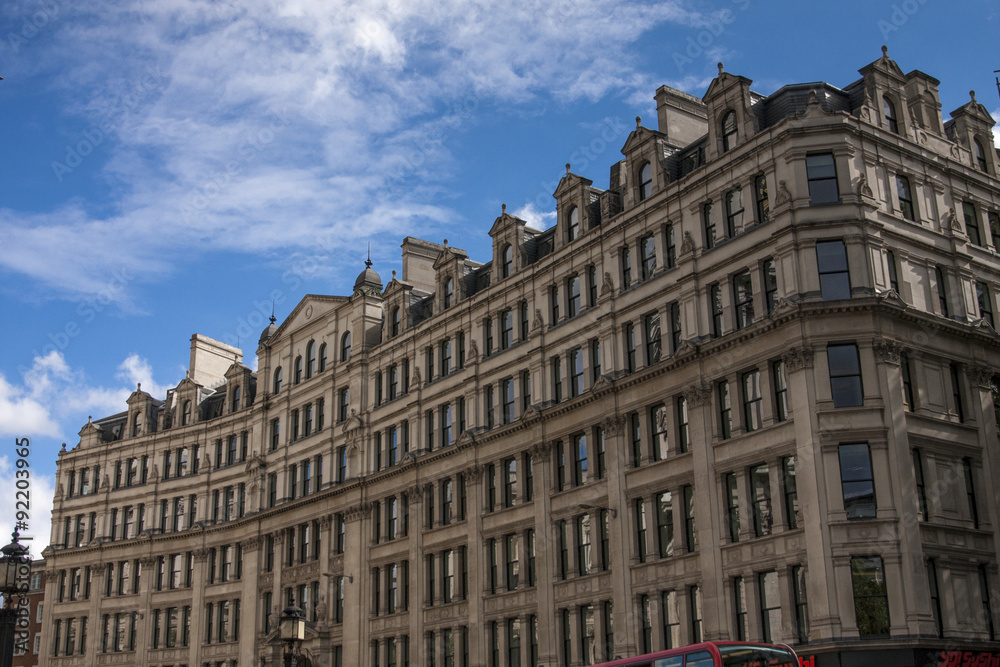 Prunkvolle Fassade in Londons Innenstadt