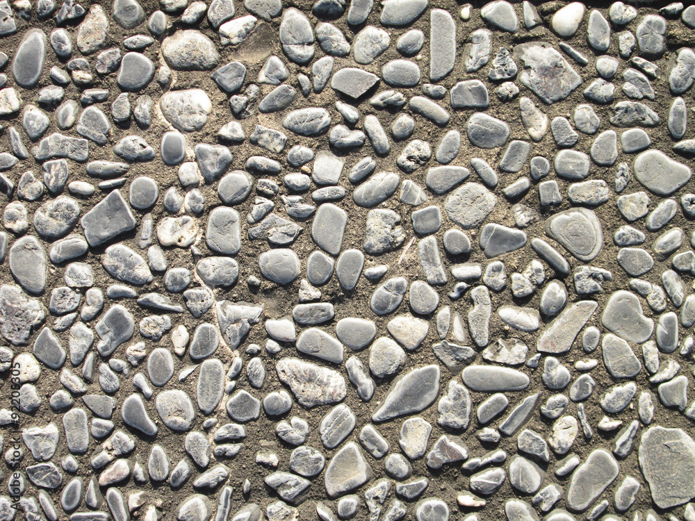 old path paved with cobblestones background old path paved with cobblestones background