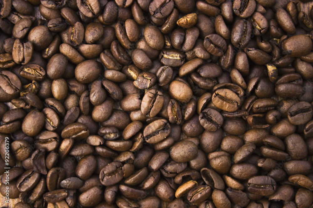 Obraz premium Coffee beans closeup