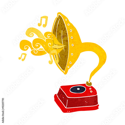 cartoon phonograph