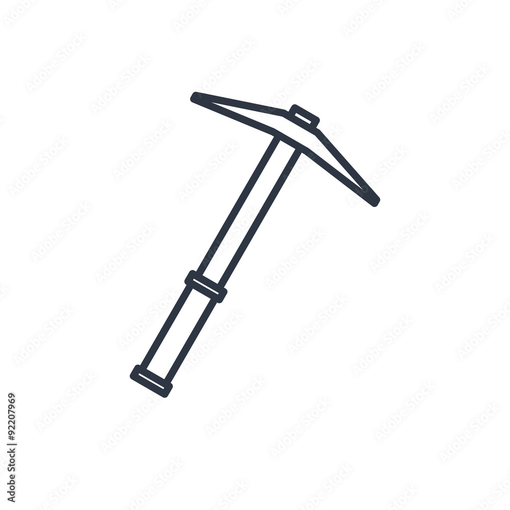 outline icon of pick outline icon of pick