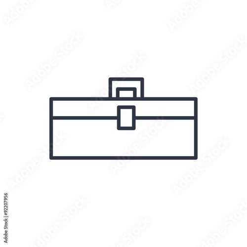 outline icon of toolbox