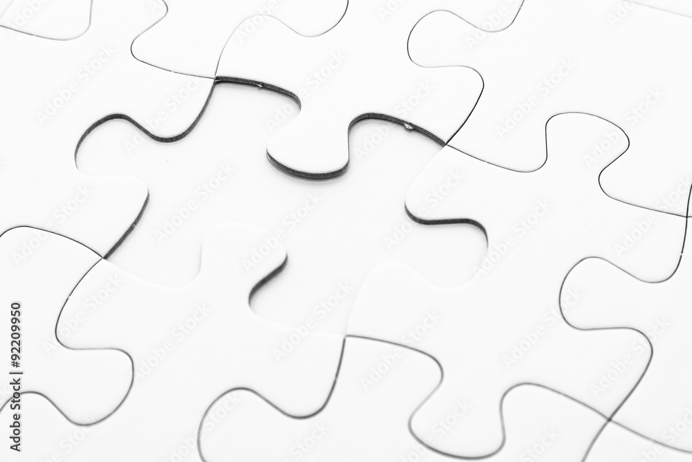 Blank jigsaw puzzle Blank jigsaw puzzle