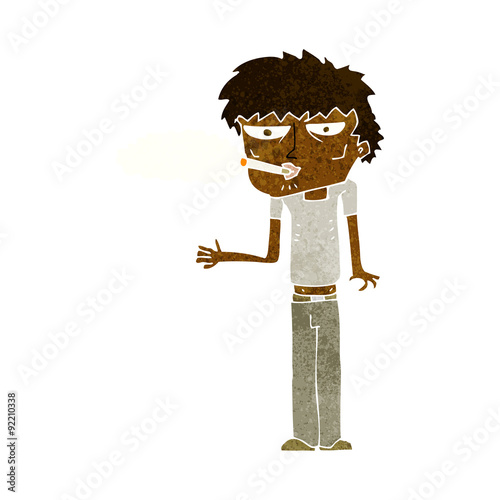 cartoon smoker