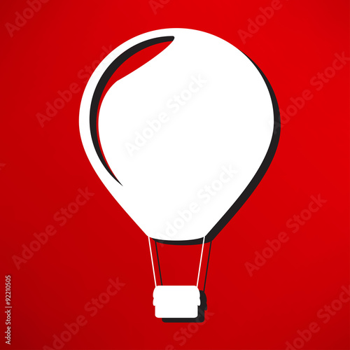 hot air balloon icon
