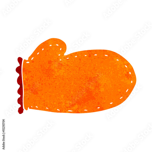 cartoon oven glove