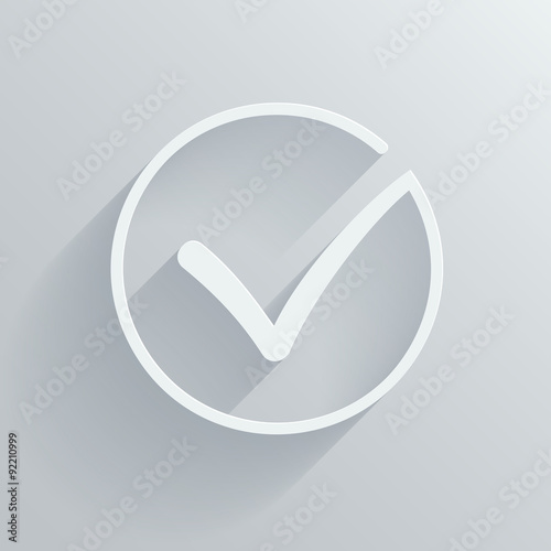 Vector black confirm icons set