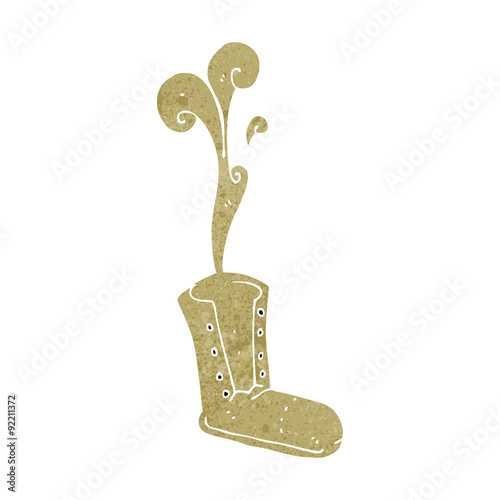 cartoon old boot