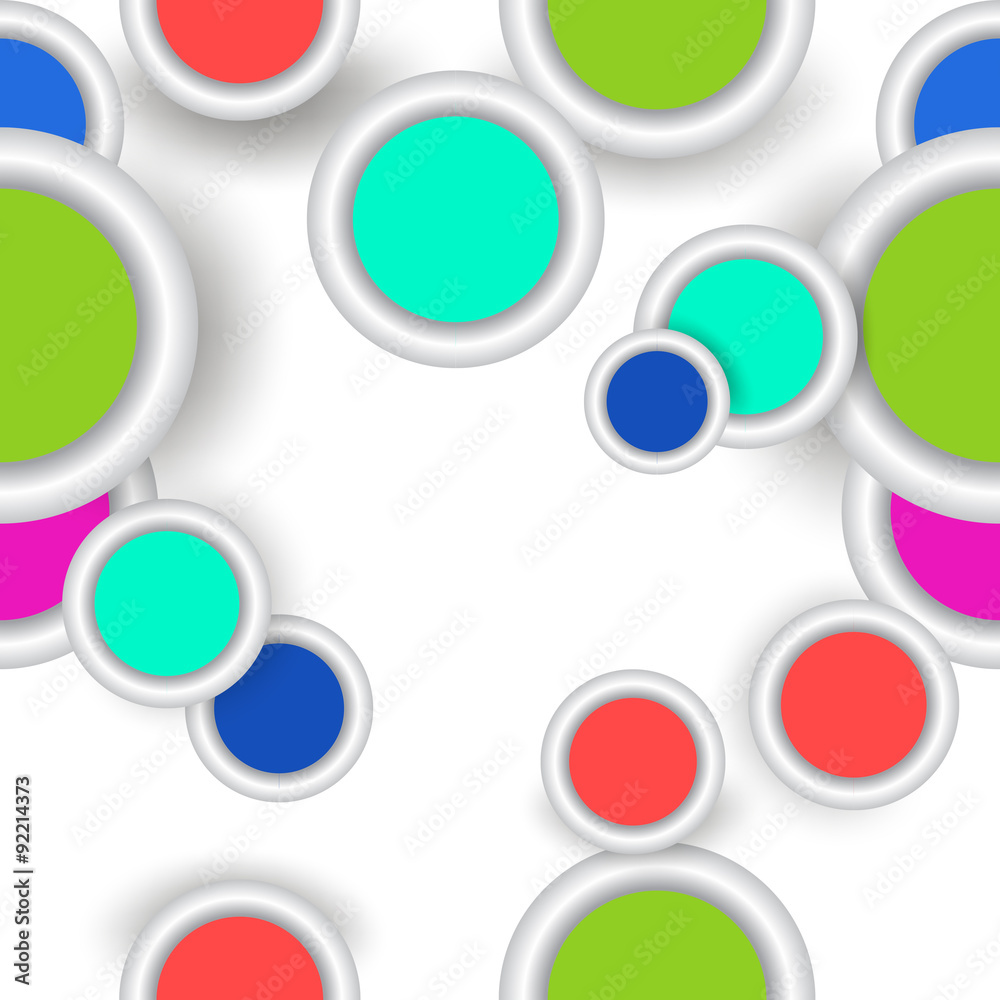 Seamless backgrounds with colored circles Seamless backgrounds with colored circles