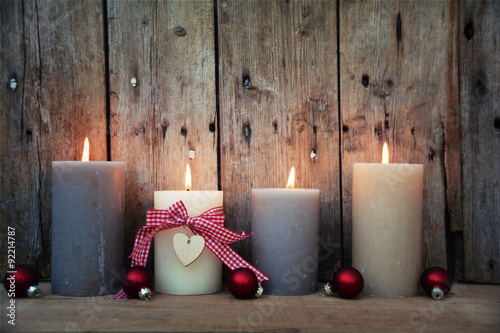 Advent Kerzen - Adventskerz...