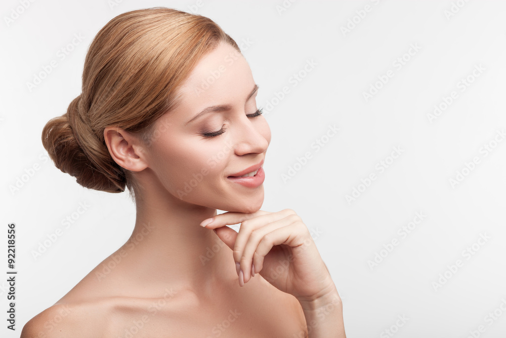 Beautiful woman with pretty smile and perfect body Beautiful woman with pretty smile and perfect body