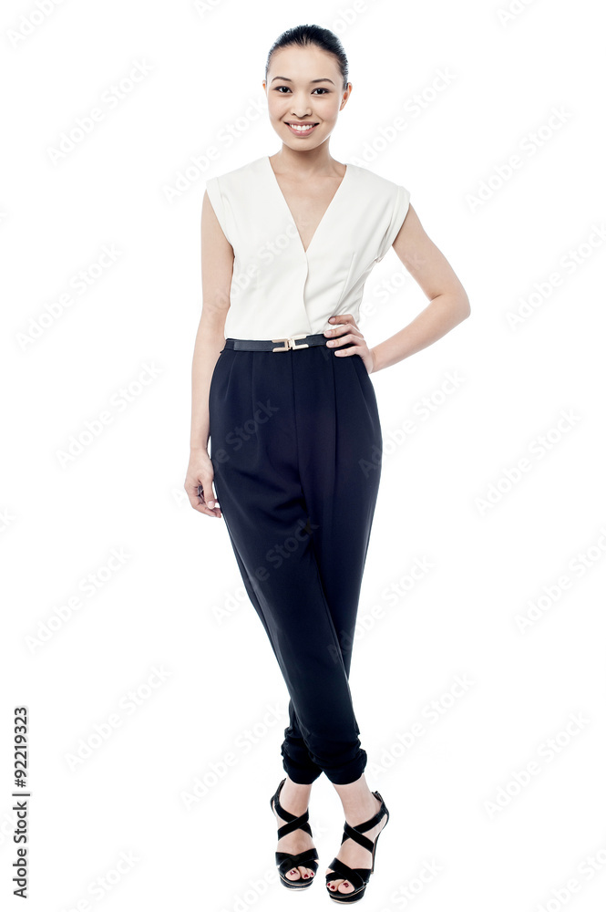 Full length fashion shot of a young woman Full length fashion shot of a young woman