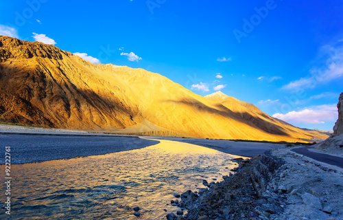 Nubra valley gold river