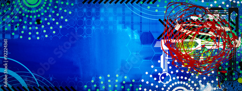 Wallpaper Mural Grunge abstract textured mixed media collage, art background or Torontodigital.ca