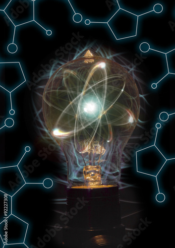 Lightbulb Atom Particle © Ezume Images