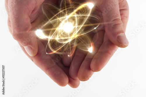 Atom Particle Hands