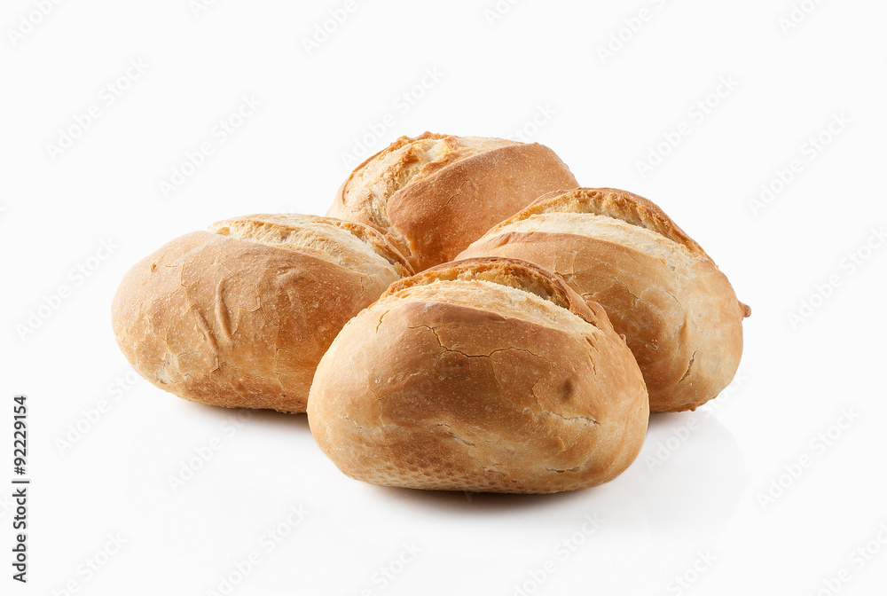 Bread. Fresh bread on a white background Bread. Fresh bread on a white background