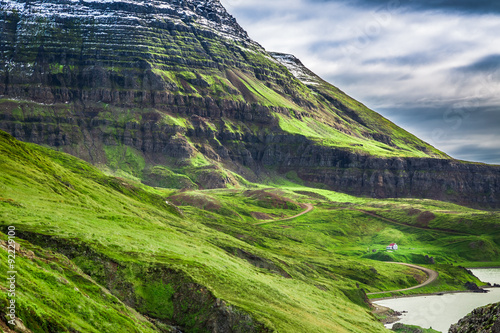 Volcanic mountain in Iceland