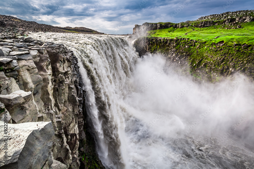 Fototapeta premium Stunning waterfall Dettifoss in Iceland