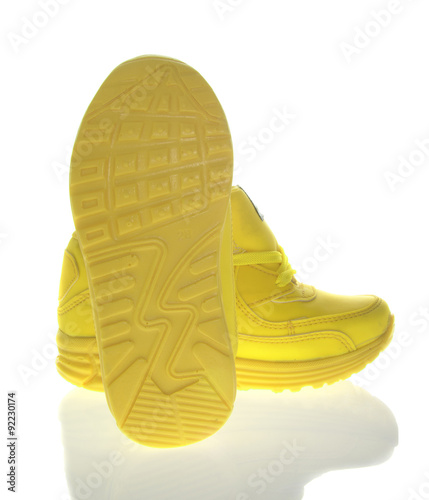 Beautiful Yellow Shoes. Isolated