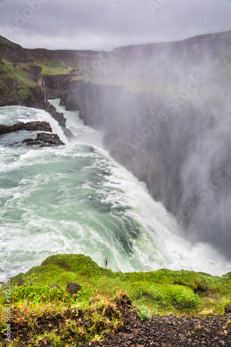 Stunning Gullfoss waterfall in Iceland