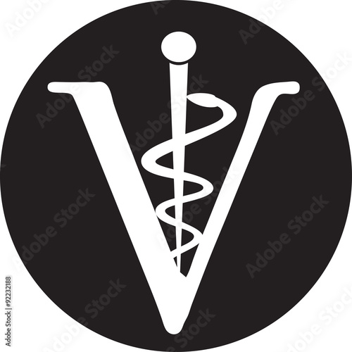 Veterinary sign cat and dog symbol